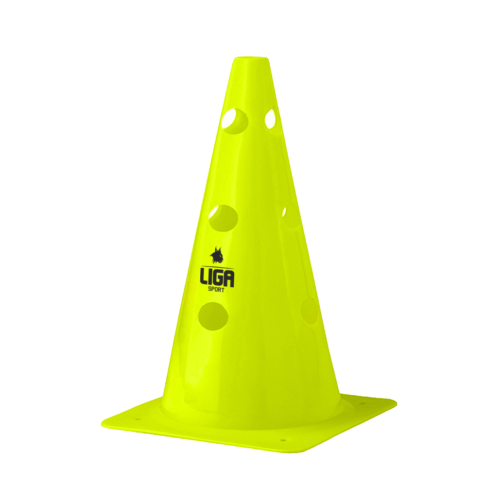 Hole Cone (Κώνος Με Τρύπες 30cm) Yellow Fluo Ligasport