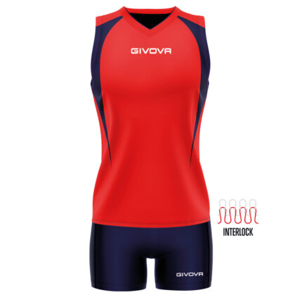 Givova Kit Volley Spike Γυναικεία Εμφάνιση Βόλεϊ