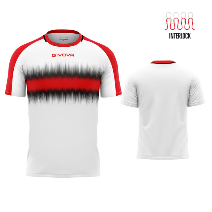 kokkino.mauro Givova Shirt Radio Αθλητικό T-Shirt Αγώνα - Image 7
