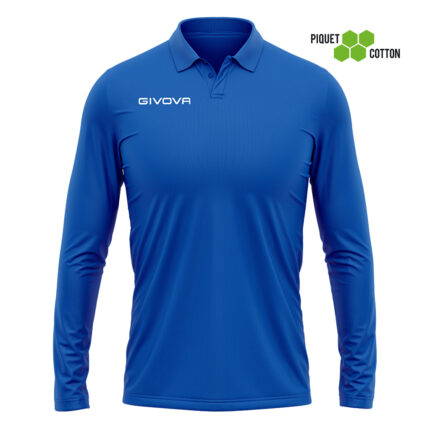 Givova Polo Winter Μπλούζα Polo Μακρύ Μανίκι