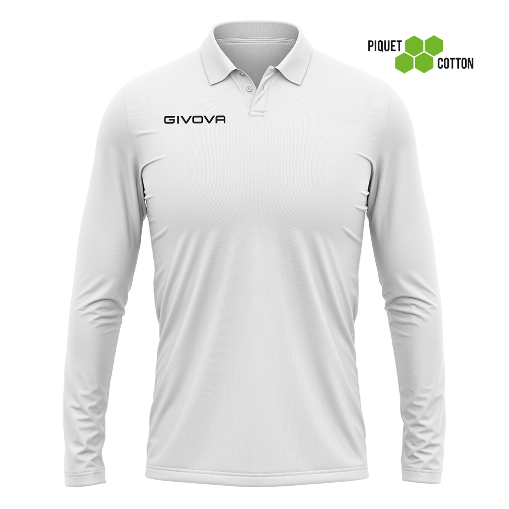 ma004_0003 Givova Polo Winter Μπλούζα Polo Μακρύ Μανίκι - Image 1