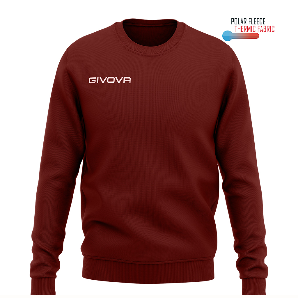 ma019_0008 Givova Maglia Polarfleece G/collo Givova One Αθλητικό Φούτερ Ανδρικό - Image 1