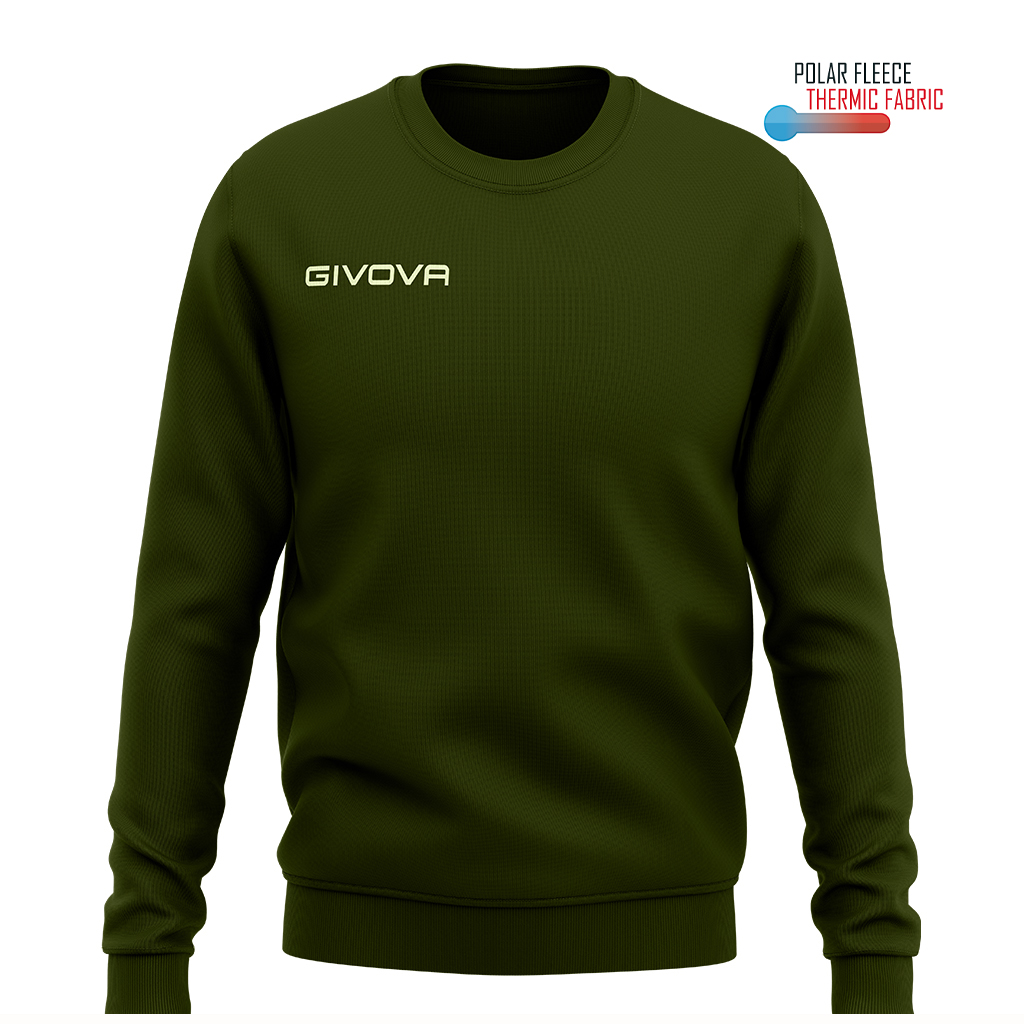 ma019_0051 Givova Maglia Polarfleece G/collo Givova One Αθλητικό Φούτερ Ανδρικό - Image 1