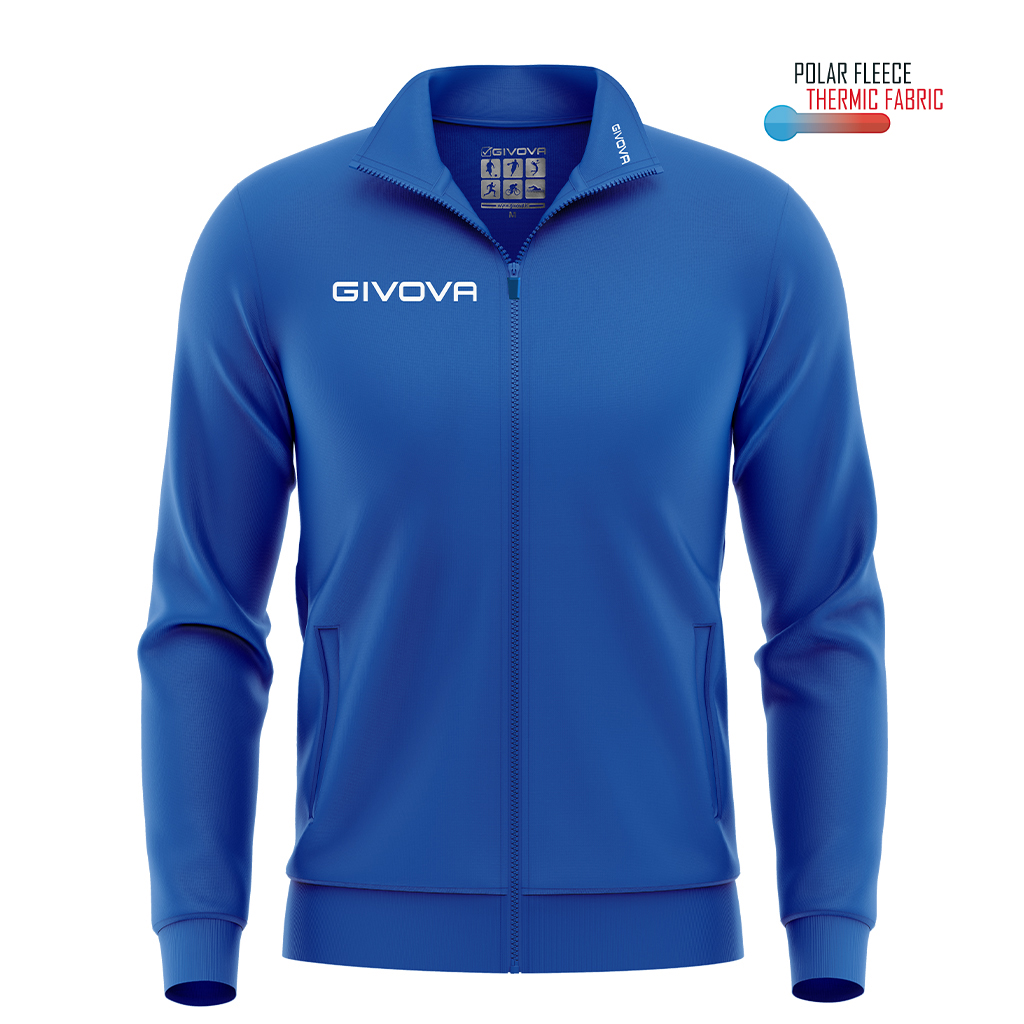 ma022_0002 Givova Giacca Polarfleece Mono 500 Αθλητική Ζακέτα Φούτερ - Image 1