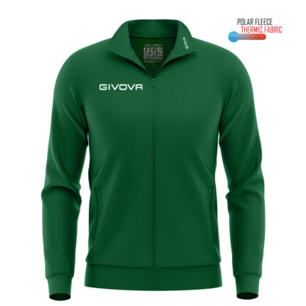 Givova Giacca Polarfleece Mono 500 Αθλητική Ζακέτα