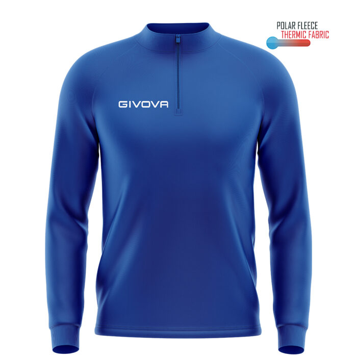 Givova Maglia Maglia Polarfleece Tecnica (Half Zip) 500 Αθλητικό Φούτερ με Μισό Φερμουάρ - Image 1
