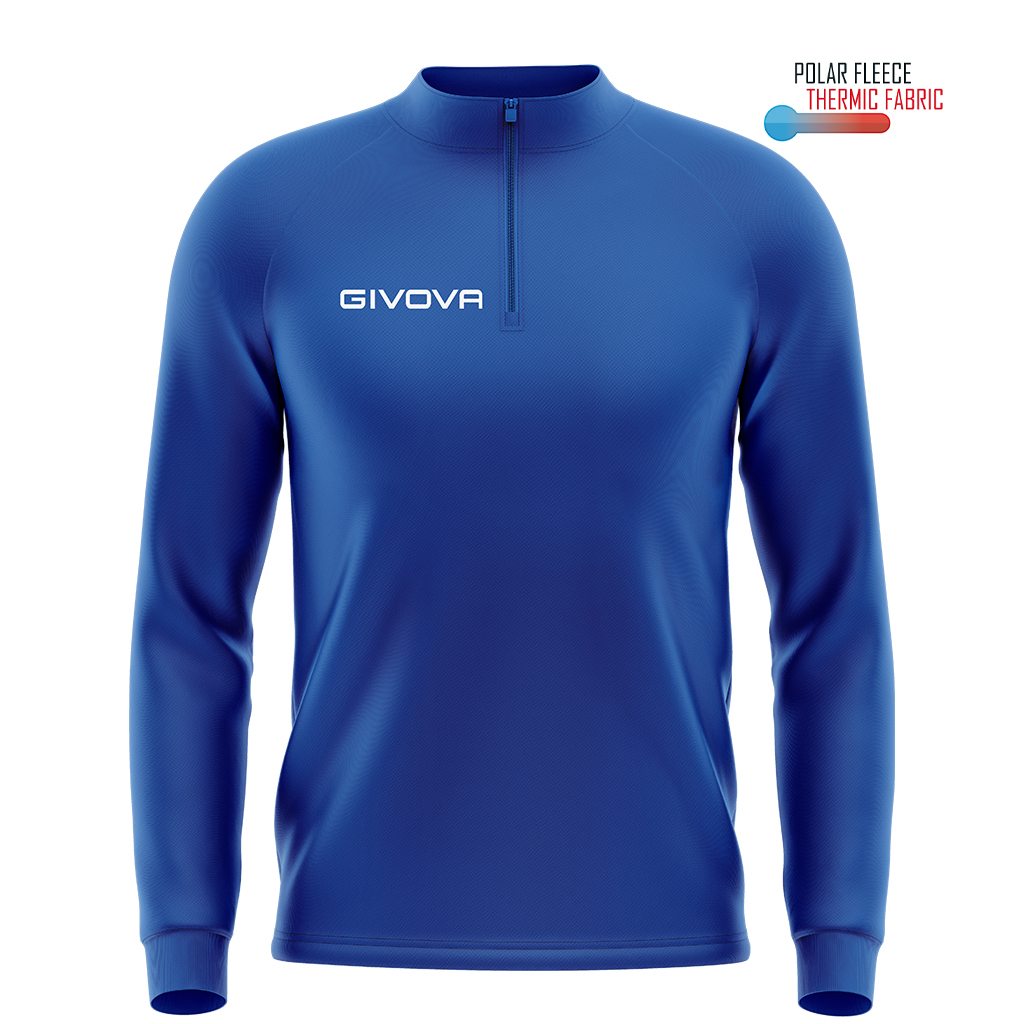 ma023_0002 Givova Maglia Maglia Polarfleece Tecnica (Half Zip) 500 Αθλητικό Φούτερ με Μισό Φερμουάρ - Image 1