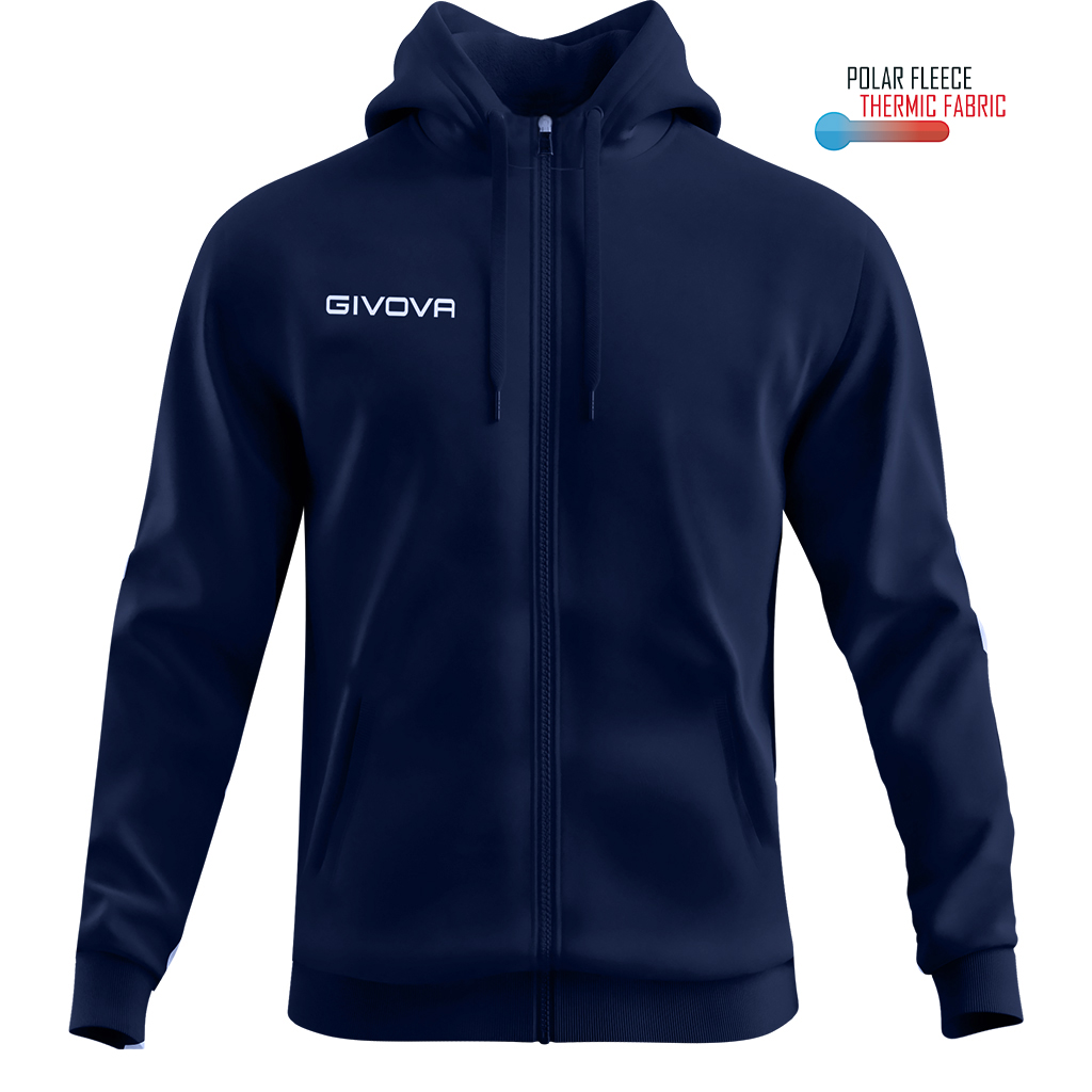 ma024_0004 Givova Felpa Polarfleece (Full Zip) 500 Αθλητική Ζακέτα Φούτερ - Image 1