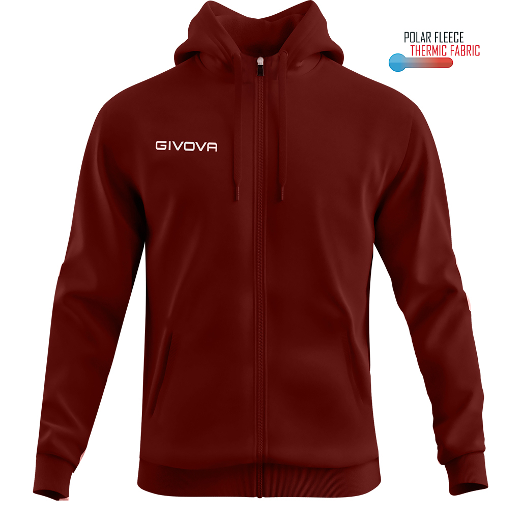 ma024_0008 Givova Felpa Polarfleece (Full Zip) 500 Αθλητική Ζακέτα Φλις - Image 1