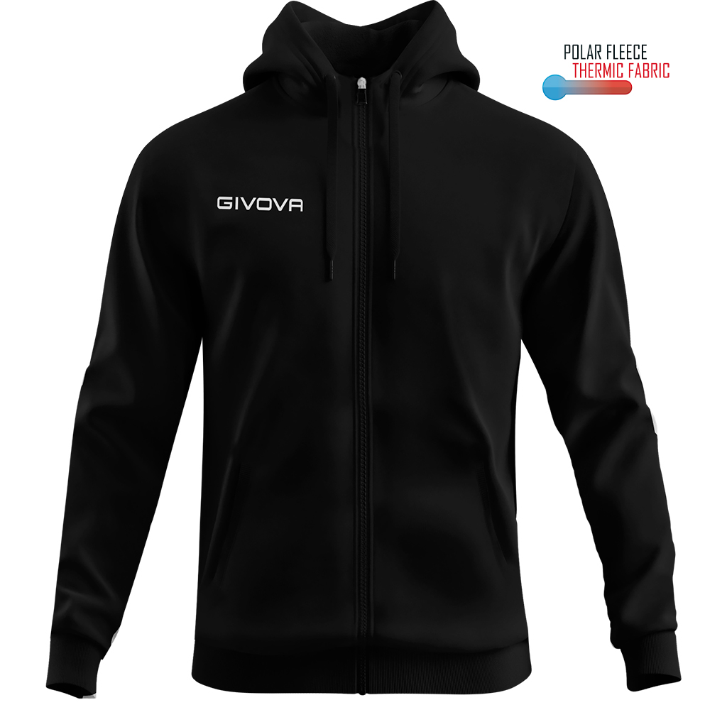 ma024_0010 Givova Felpa Polarfleece (Full Zip) 500 Αθλητική Ζακέτα Φλις με Φερμουάρ - Image 1