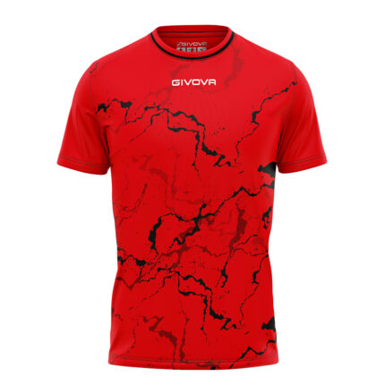 Givova Shirt Grafite Interlock Αθλητικό T-Shirt Αγώνα