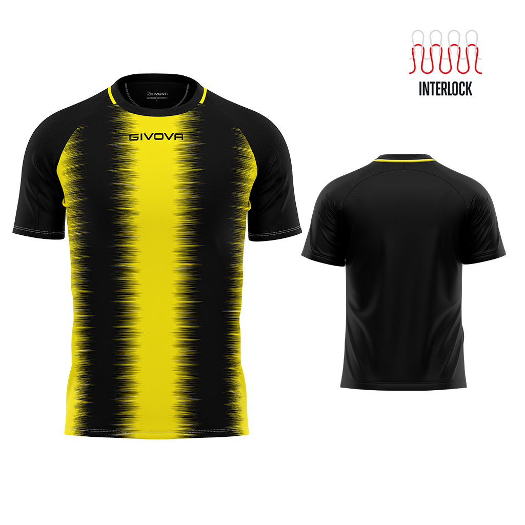 mac06_0710 Givova Shirt Stripe M/C T-Shirt Αγώνα - Image 1