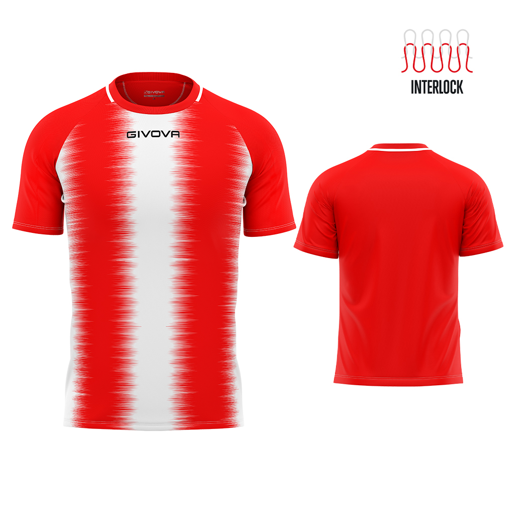 mac06_1203 Givova Shirt Stripe M/C T-Shirt Αγώνα - Image 1