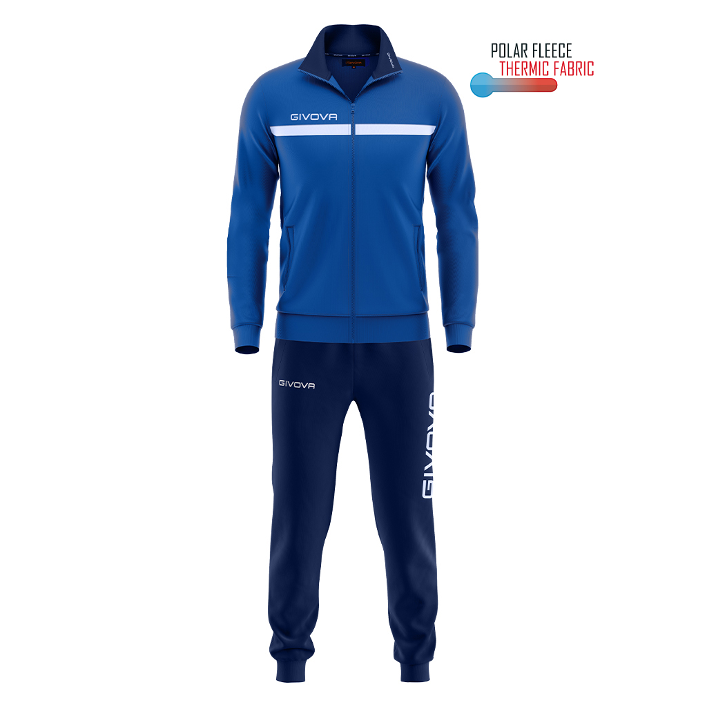 tt012_0204 Givova Tuta Givova One Full Zip Polarfleece Σετ Φόρμας - Image 1