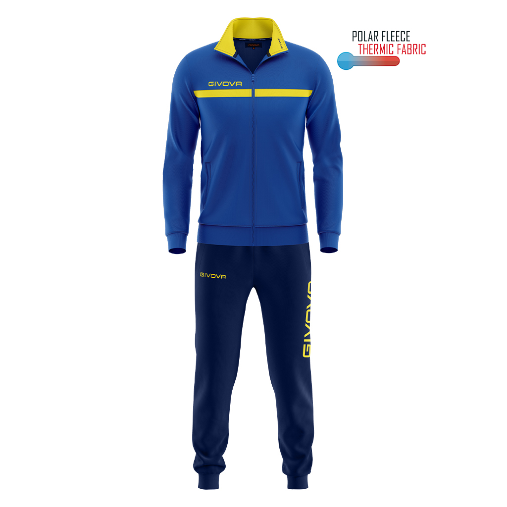 tt012_0207 Givova Tuta Givova One Full Zip Polarfleece Σετ Φόρμας - Image 1