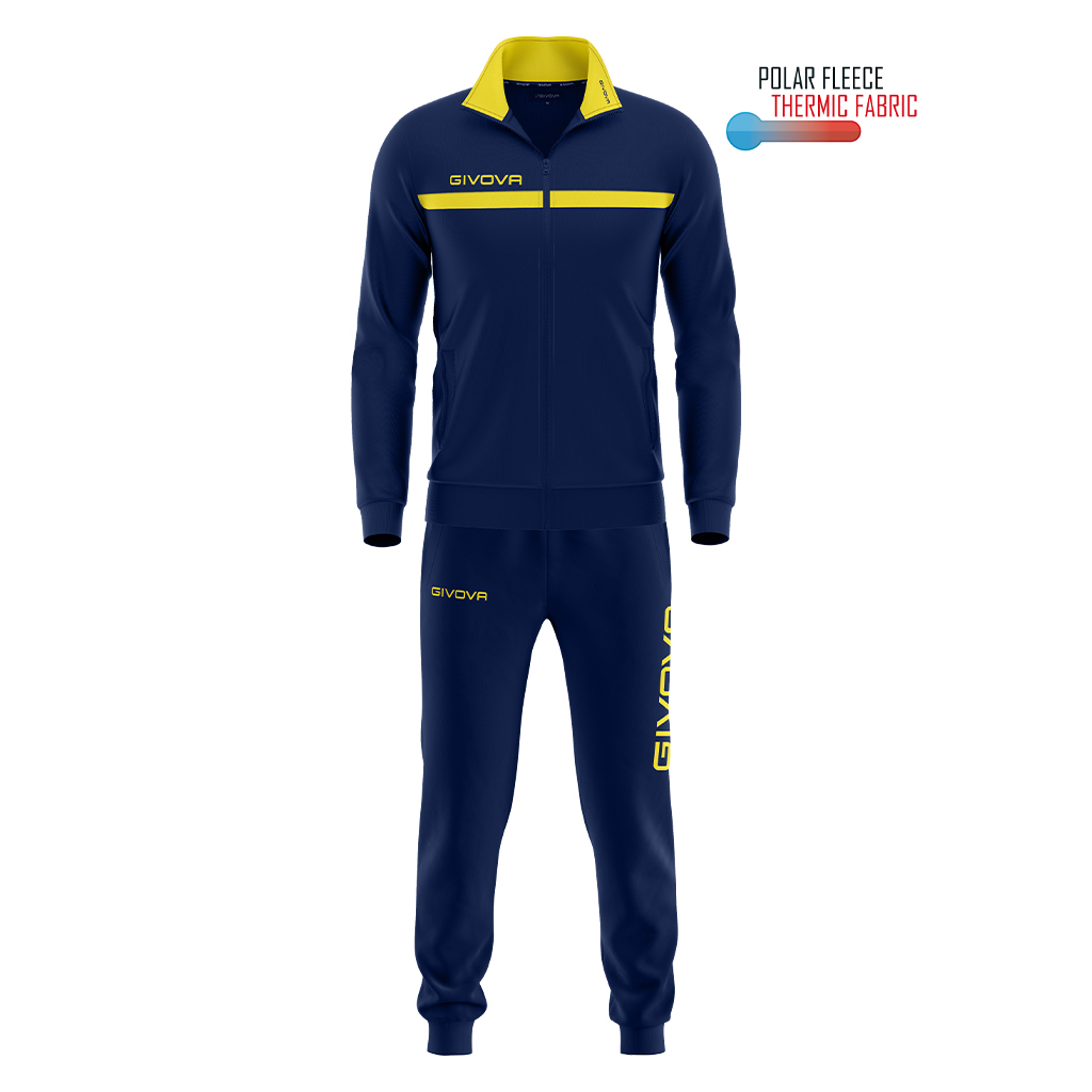 tt012_0407 Givova Tuta Givova One Full Zip Polarfleece Σετ Φόρμας - Image 1
