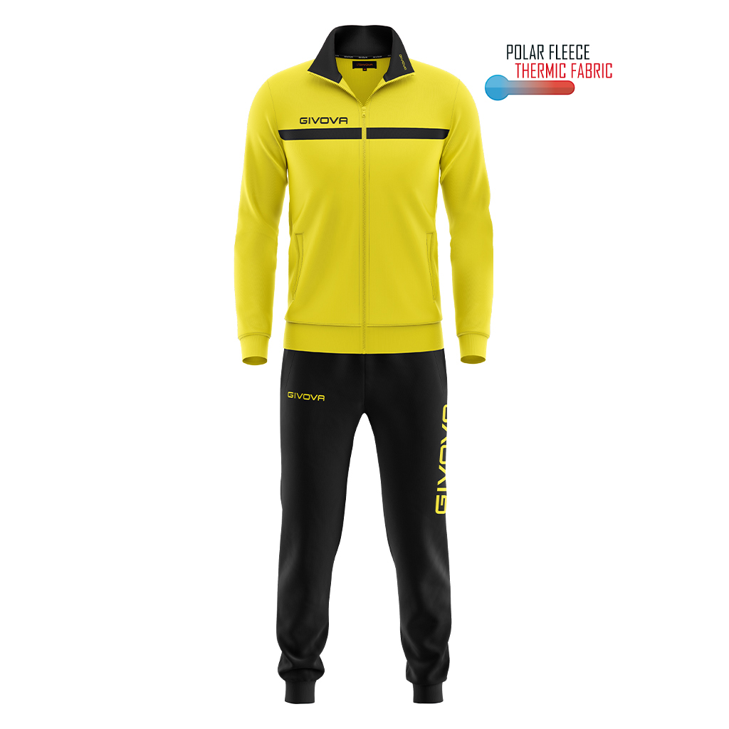 tt012_0710 Givova Tuta Givova One Full Zip Polarfleece Σετ Φόρμας - Image 1