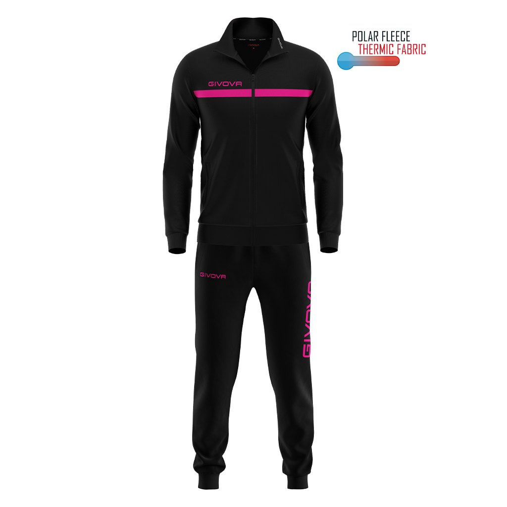 tt012_1006 Givova Tuta Givova One Full Zip Polarfleece Γυναικείο Σετ Φόρμας - Image 1
